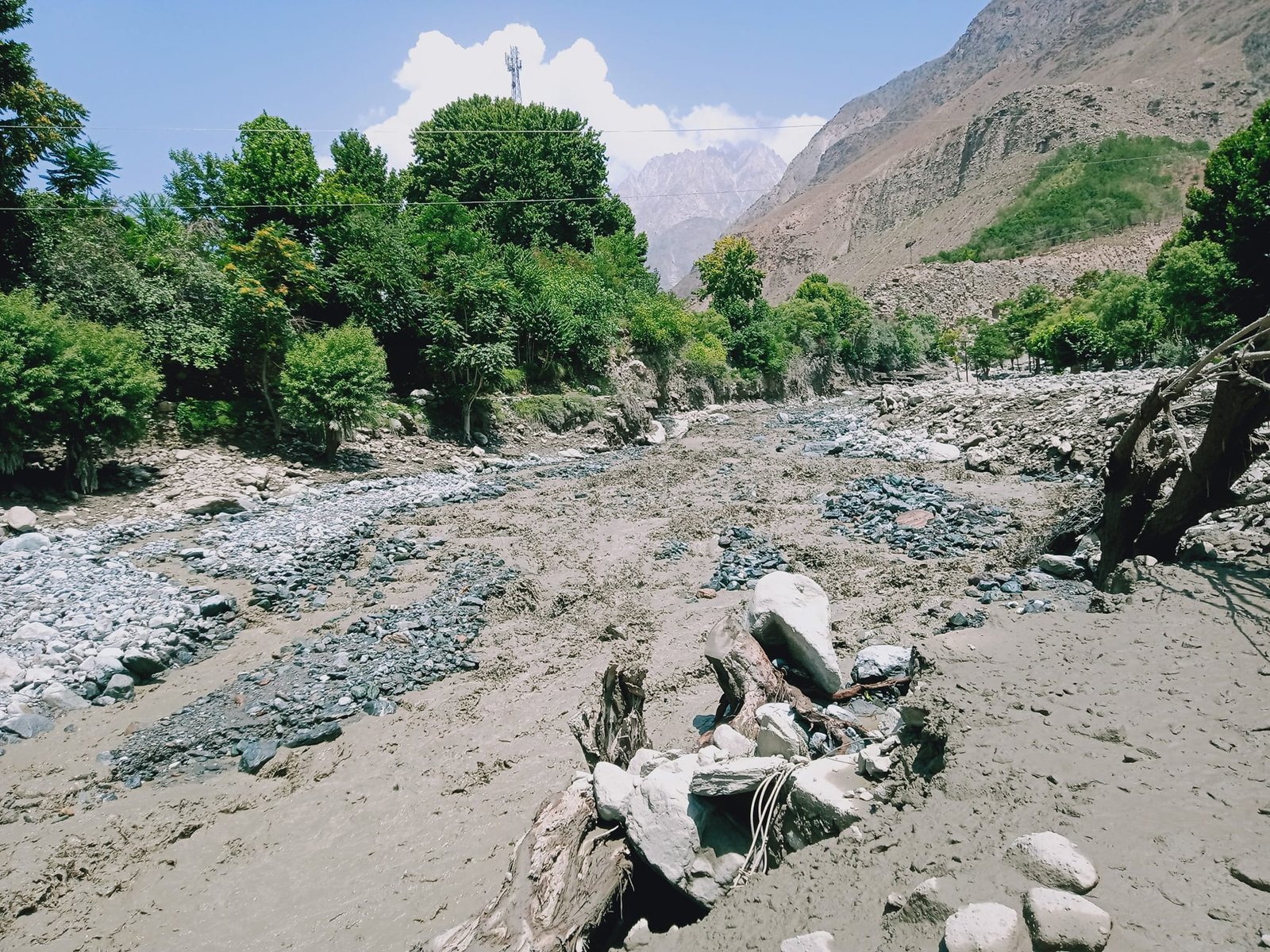 سیلاب سے تباہی