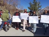 یسین میں ہڈور چلاس دہشت گردی کے خلاف احتجاجی مظاہرہ